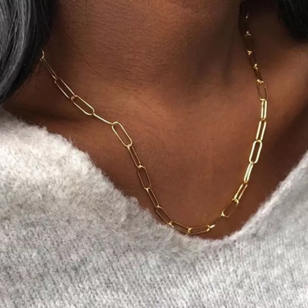 NWOT 18K gold plated chain necklace - Picture 4 of 4